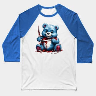 Scare Bear - Bleed Out Bear Baseball T-Shirt